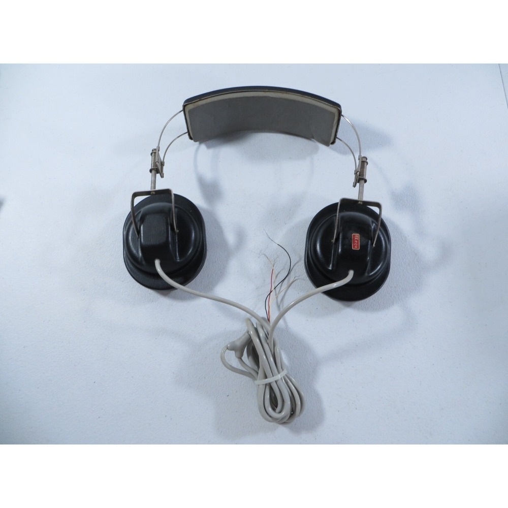 Vintage Elega DR-60C‎ Stereo Headset Headphones AS IS UNTESTED